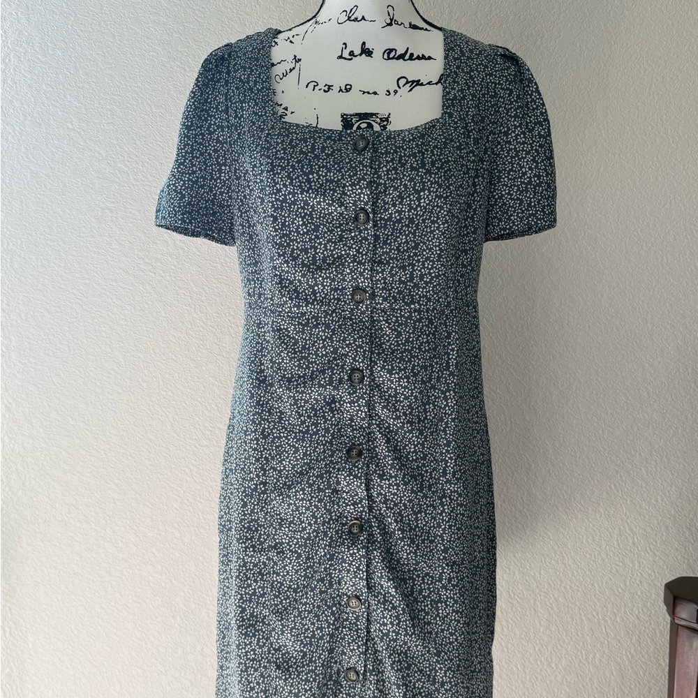 Floral Button-Down Dress